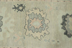 3x14 Gray Turkish Oushak Runner
