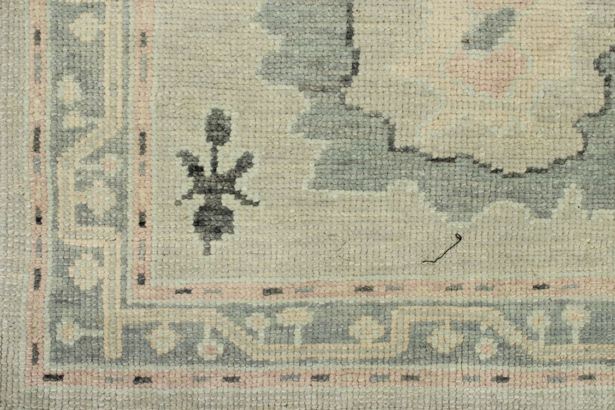 3x14 Gray Turkish Oushak Runner