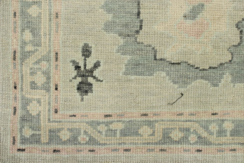 3x14 Gray Turkish Oushak Runner