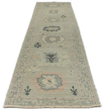 3x14 Gray Turkish Oushak Runner