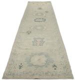 3x14 Gray Turkish Oushak Runner