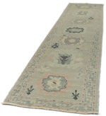 3x14 Gray Turkish Oushak Runner