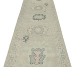 3x14 Gray Turkish Oushak Runner