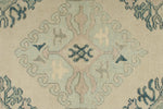 3x10 Beige and Multicolor Turkish Oushak Runner