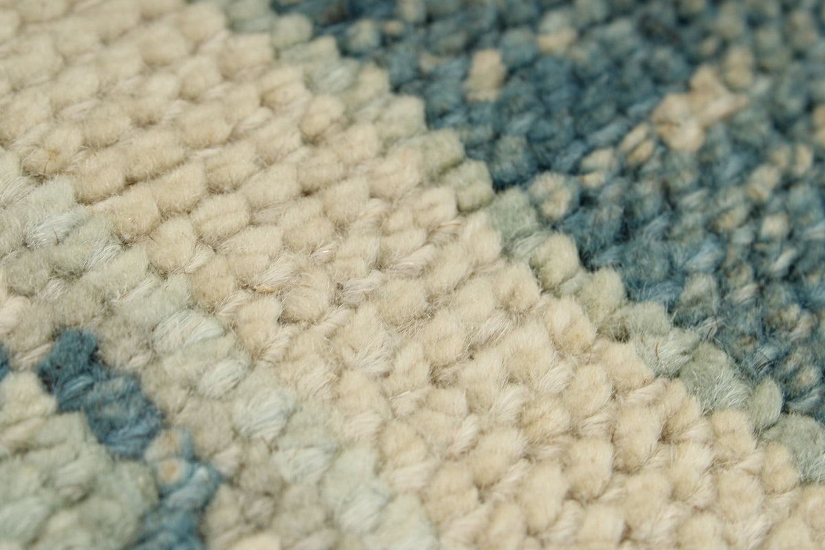 3x10 Beige and Multicolor Turkish Oushak Runner