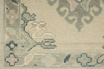 3x10 Beige and Multicolor Turkish Oushak Runner