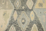 4x6 Gray and Multicolor Turkish Oushak Rug