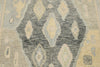 4x6 Gray and Multicolor Turkish Oushak Rug