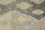 4x6 Gray and Multicolor Turkish Oushak Rug