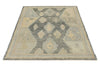 4x6 Gray and Multicolor Turkish Oushak Rug