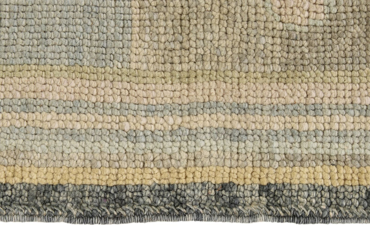 4x6 Gray and Multicolor Turkish Oushak Rug