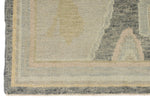 4x6 Gray and Multicolor Turkish Oushak Rug