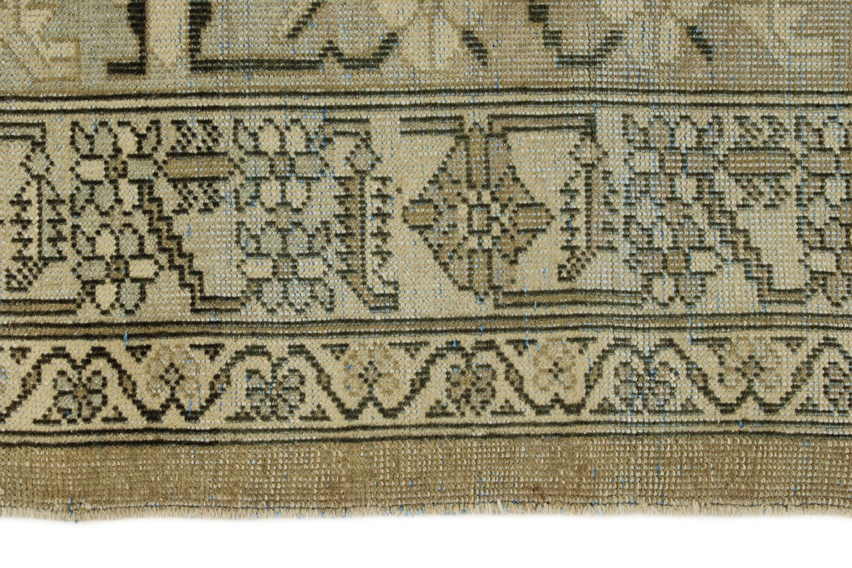 11x17 Light Green and Light Brown Persian Traditional Rug