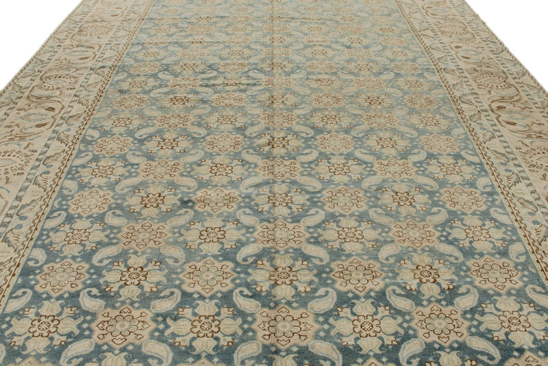 11x17 Blue and Beige Persian Traditional Rug