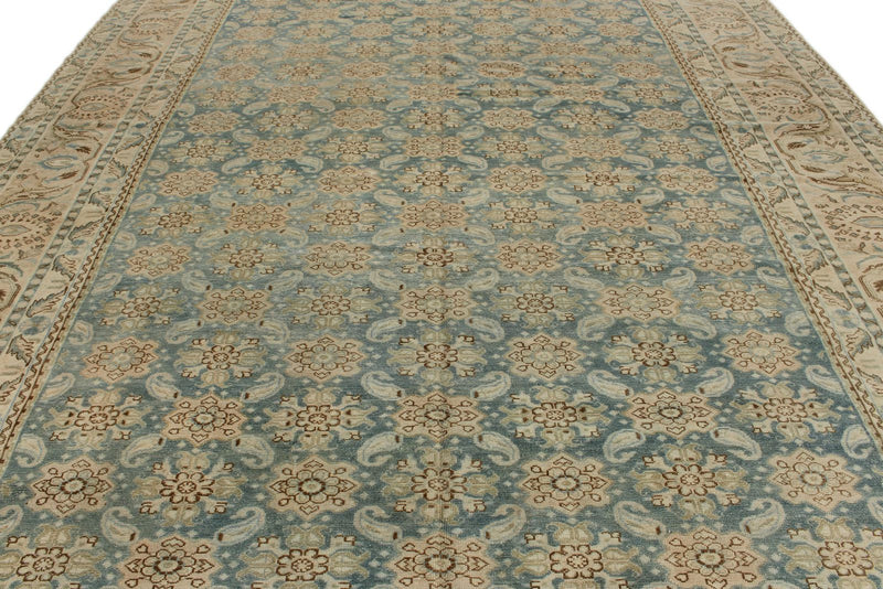 11x17 Blue and Beige Persian Traditional Rug