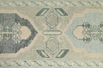 3x16 Gray and Ivory Turkish Oushak Runner