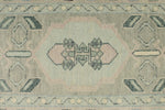 3x16 Gray and Ivory Turkish Oushak Runner