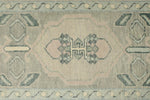 3x16 Gray and Ivory Turkish Oushak Runner