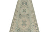 3x16 Gray and Ivory Turkish Oushak Runner