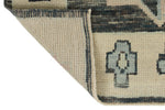3x17 Gray and Ivory Turkish Oushak Runner