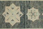 3x17 Gray and Ivory Turkish Oushak Runner