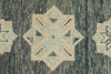 3x17 Gray and Ivory Turkish Oushak Runner