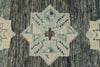3x17 Gray and Ivory Turkish Oushak Runner