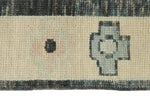 3x17 Gray and Ivory Turkish Oushak Runner