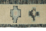 3x17 Gray and Ivory Turkish Oushak Runner