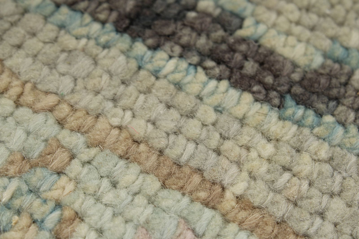 8x10 Gray Turkish Oushak Rug