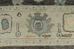 8x10 Gray Turkish Oushak Rug