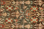 4x12 Brown and Light Blue Persian Tribal Runner