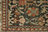 4x12 Brown and Light Blue Persian Tribal Runner