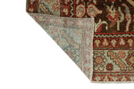 4x12 Brown and Light Blue Persian Tribal Runner