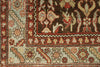 4x12 Brown and Light Blue Persian Tribal Runner