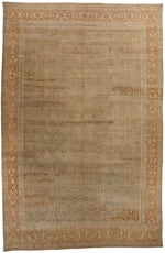 Light Brown and Rust Anatolian Turkish Tribal Rug