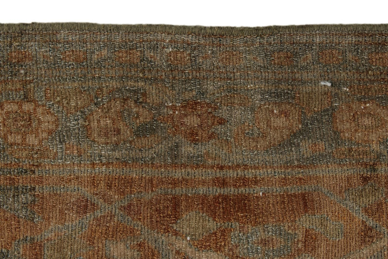 Light Brown and Rust Anatolian Turkish Tribal Rug