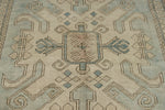 8x12 Blue and Pink Turkish Milas Rug