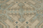 8x12 Blue and Pink Turkish Milas Rug
