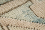 8x12 Blue and Pink Turkish Milas Rug