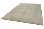 8x12 Blue and Pink Turkish Milas Rug