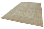 8x12 Blue and Pink Turkish Milas Rug