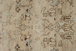3x10 Ivory and Brown Persian Runner