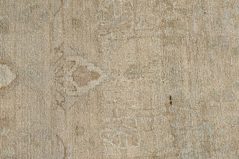3x10 Ivory and Brown Persian Runner