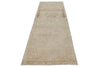3x10 Ivory and Brown Persian Runner