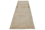 3x10 Ivory and Brown Persian Runner