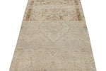 3x10 Ivory and Brown Persian Runner