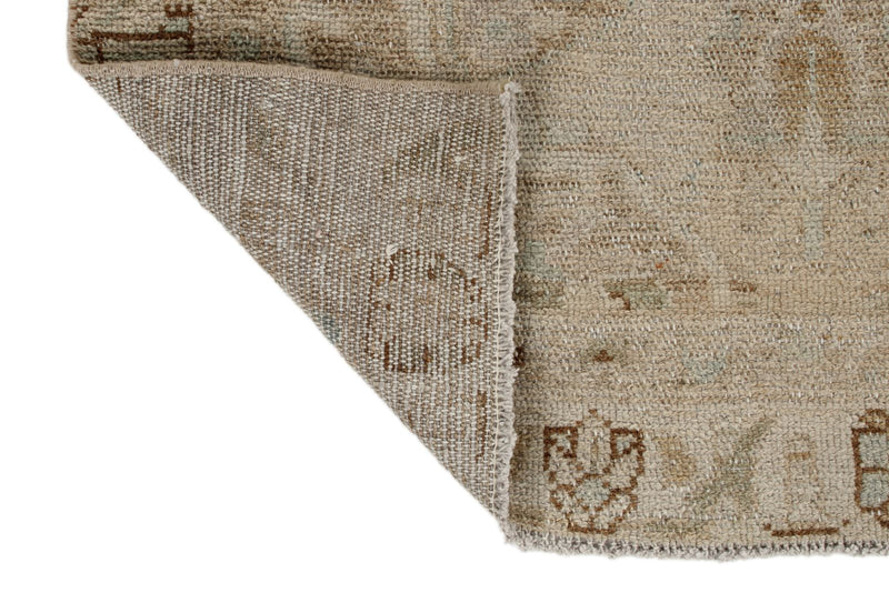 3x10 Ivory and Brown Persian Runner