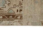 3x10 Ivory and Brown Persian Runner