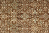 3x10 Light Brown and Brown Turkish Oushak Runner